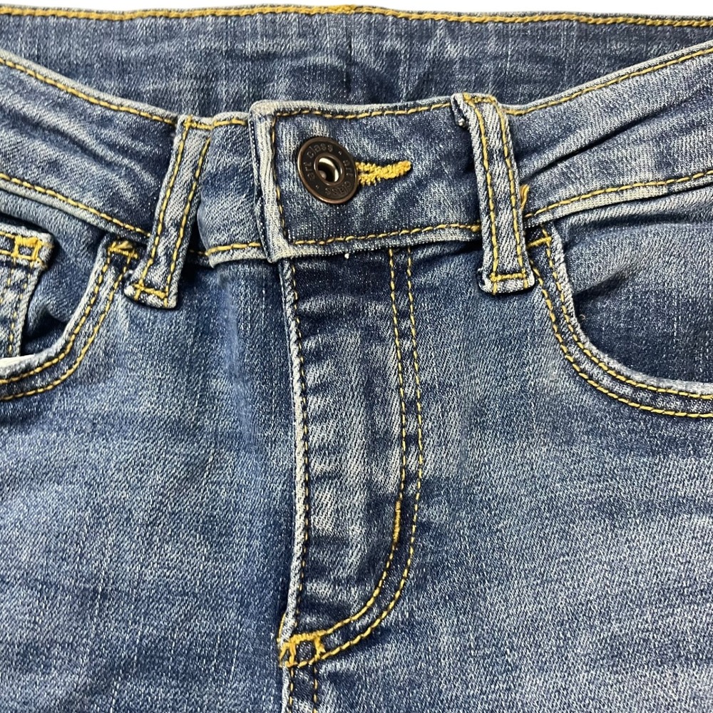 Art Class Distressed Skinny Jeans Girls 8 Blue Denim Casual School - Picture 13 of 16